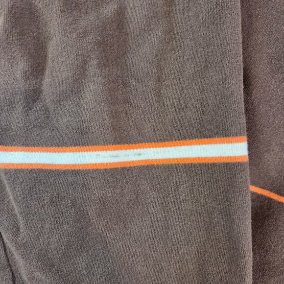 Abercrombie & Fitch Brown Striped Long Sleeve Polo Shirt XL Muscle Fit - Picture 13 of 13